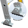 ESCALERA TELESCOPICA ALUMINIO 16 PELDA OS 150 KG MAGNA
