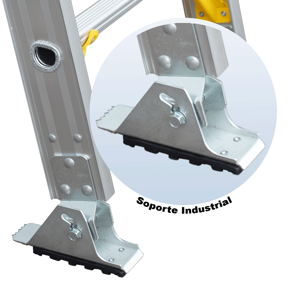 ESCALERA TELESCOPICA ALUMINIO 20 PELDA OS 150 KG MAGNA