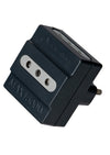 Adaptador Triple Negro