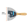 ESPATULA ACERO FLEXIBLE TRUPER 6" M/MADERA # ET-6F (14452)