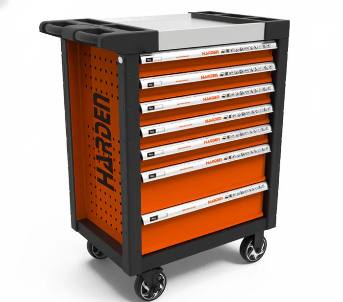 CARRO PORTA HERRAMIENTAS 7 BANDEJAS 150 piezas HARDEN