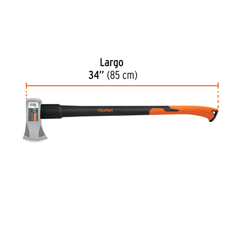 HACHA TRUPER MICHIGAN M/FIBRA DE VIDRIO 4.0 LBS. # HM-4FX (11133)
