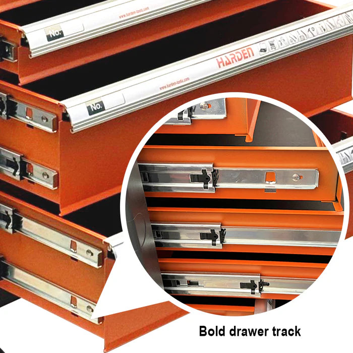 CARRO PORTA HERRAMIENTAS 7 BANDEJAS 150 piezas HARDEN