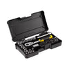 Set Compacto de Dados y Puntas 1/4" 37 Piezas Stanley