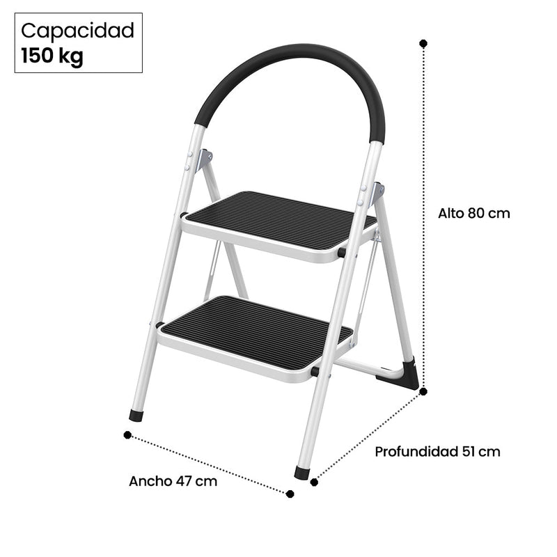 PISO ESCALERA PLEGABLE 2 PELDAÑOS MAGNA PLUS