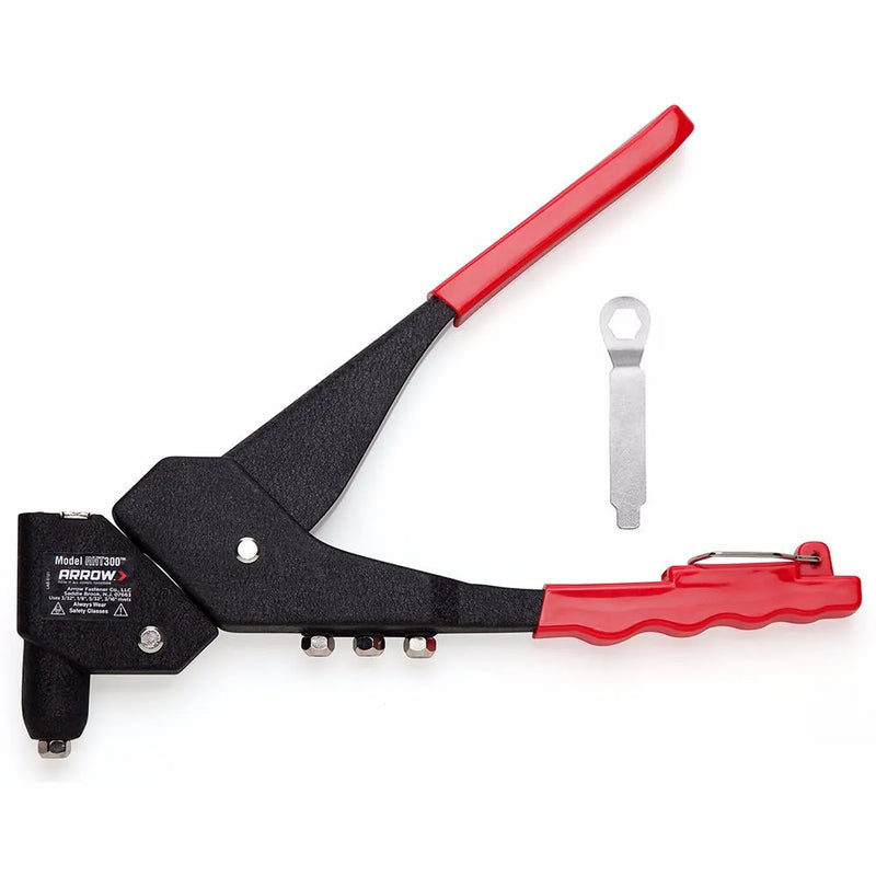 Remachadora 3 tomas 360º c/llave (rht300) - ARROW