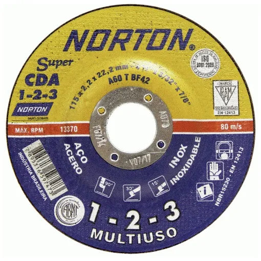 Disco multiuso 4.1/2 #cda 123 (15043117) - NORTON