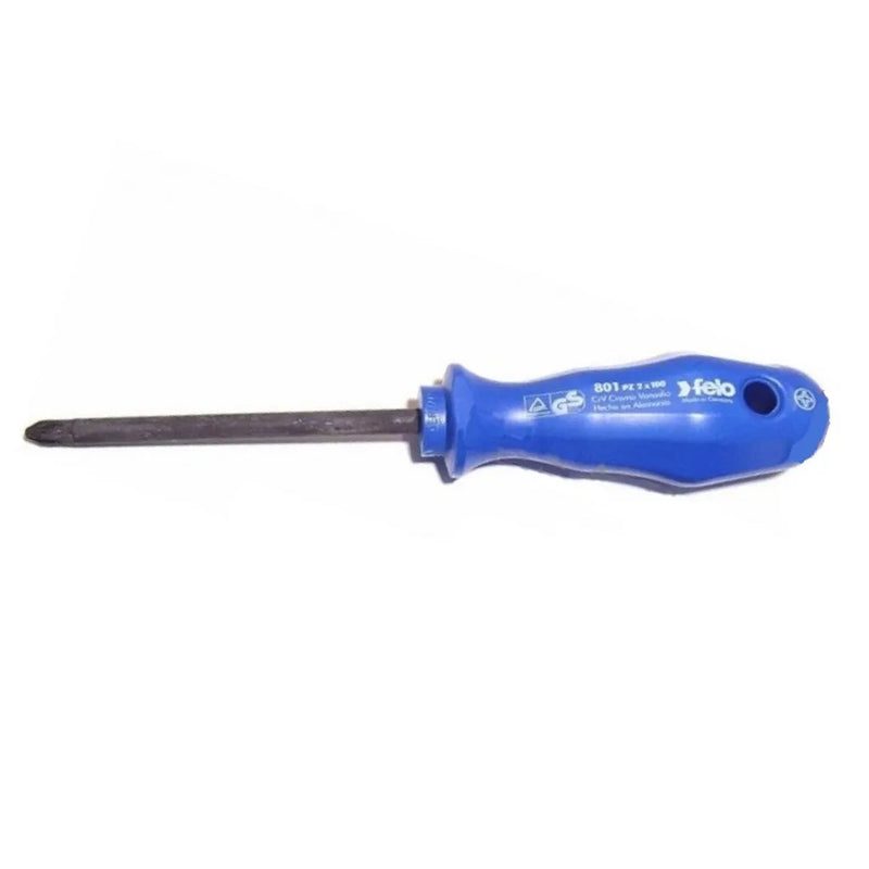 Destornill.cruz pz1 4.5x80mm m/azul (90110210) - FELO
