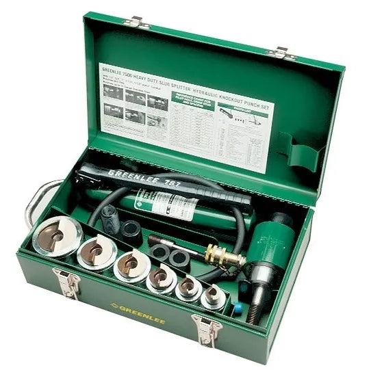 Jgo. sacabocados hidraulico 1/2-2 inox. (7506) - GREENLEE