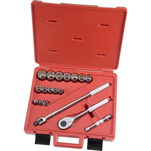 Jgo. dados 1/2 3/8-1.1/4 18 pz. (j54120) - PROTO