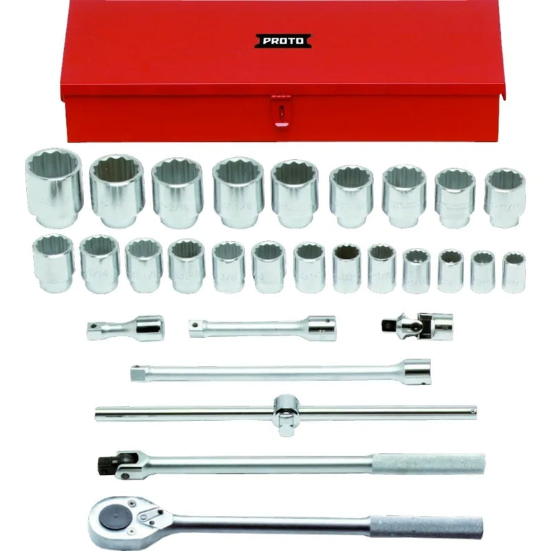 Jgo. dados 3/4 7/8-2.3/8 29 pzas (j55104a) - PROTO