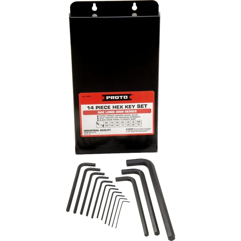 Jgo. llaves allen 005-1/2 lar. 14 pz. (j4987 (j4987) - PROTO