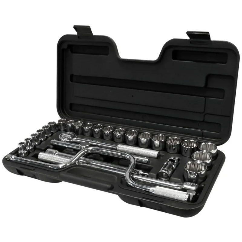 Jgo. dados 1/2 10-32 mm. 29 pzas. (86-504) - STANLEY