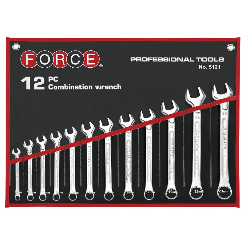 Jgo. llaves pta.-corona 1/4-15/16 12pzs