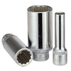 Dado 1/2 de 10 mm. polig. largo (5497710) - FORCE