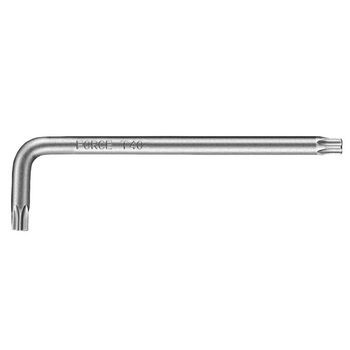 Llave torx t-10 larga perforada (76710l) - FORCE