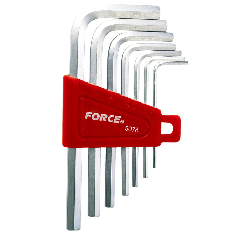Jgo. llaves allen 1.5- 6 mm. 7 pzas. (5076) - FORCE