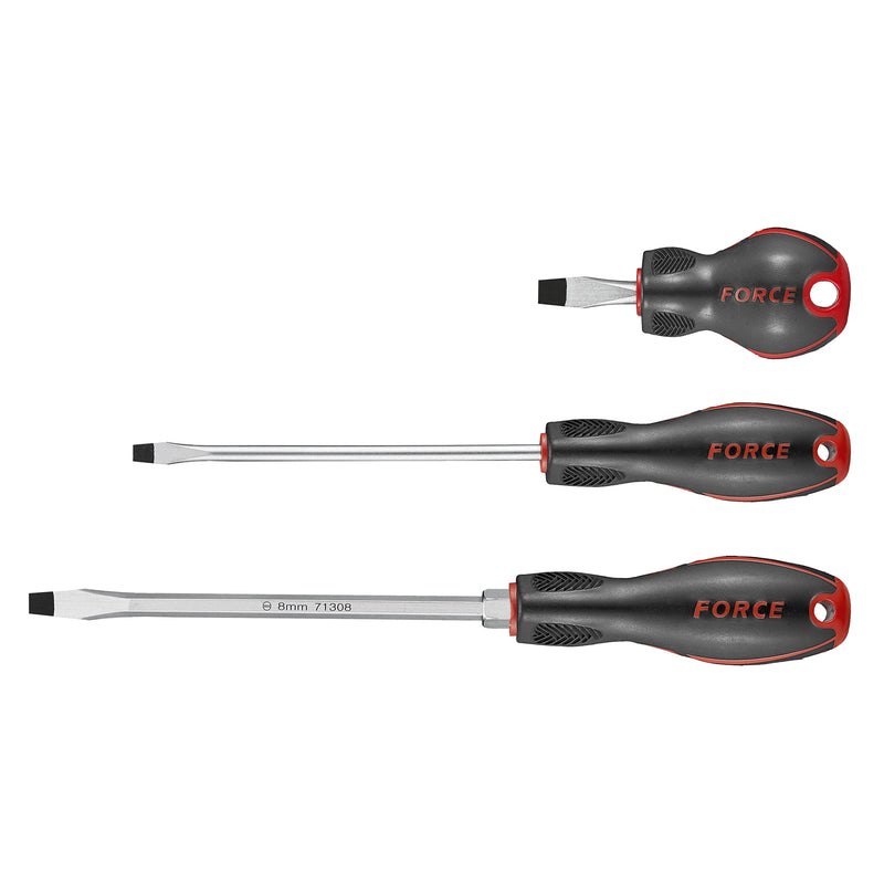 Destornillador plano de 6.5x25 mm. (713065bs) - FORCE