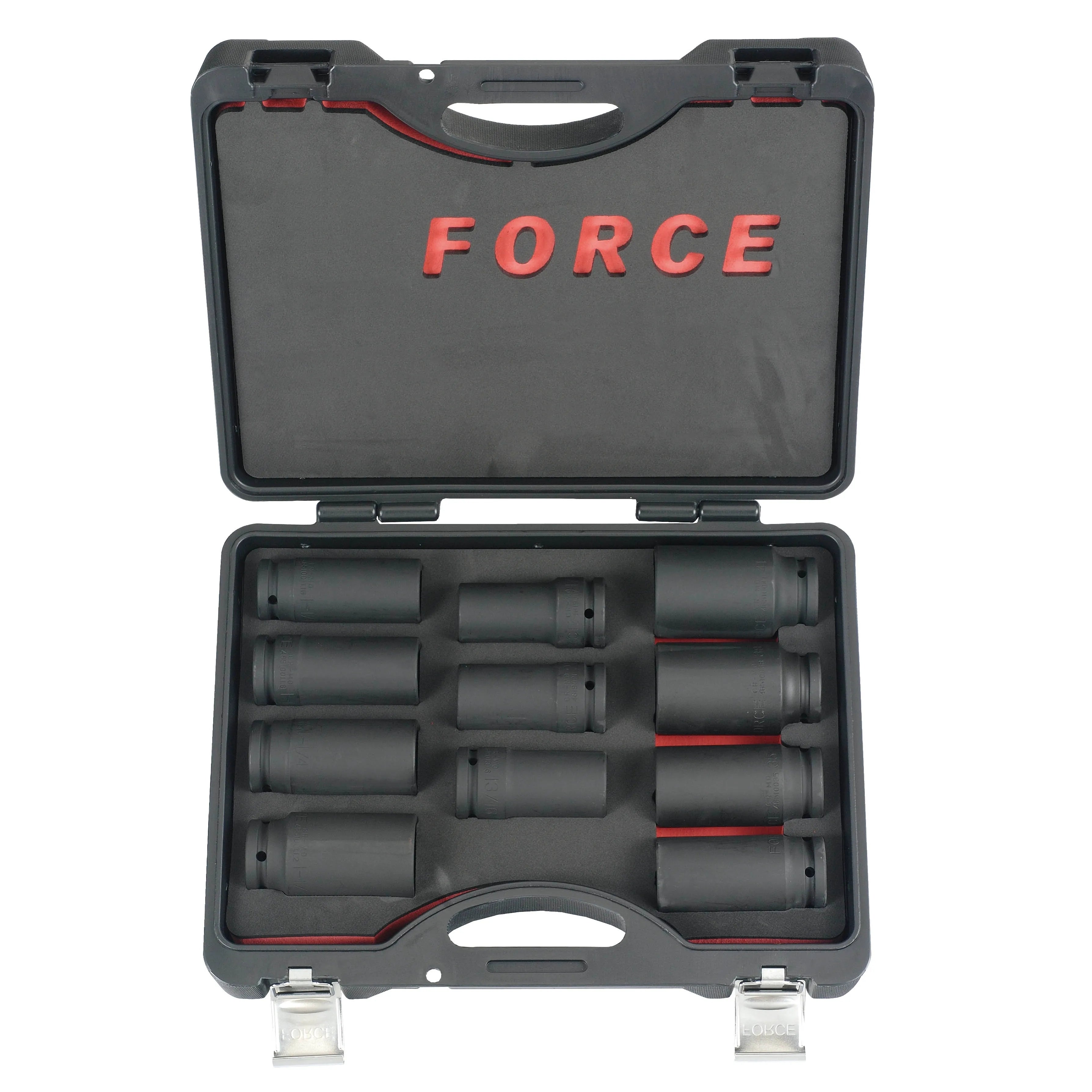 Jgo. dados de impacto 3/4 de 11 pzs. (6113) - FORCE