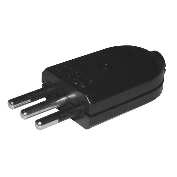 Enchufe macho 2 p + tierra 10 aº (606889) - ARTICULOS ELECTRICOS