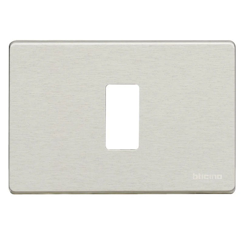 Placa aluminio oxidal embutida 2 puestos (503/2x) - ARTICULOS ELECTRICOS