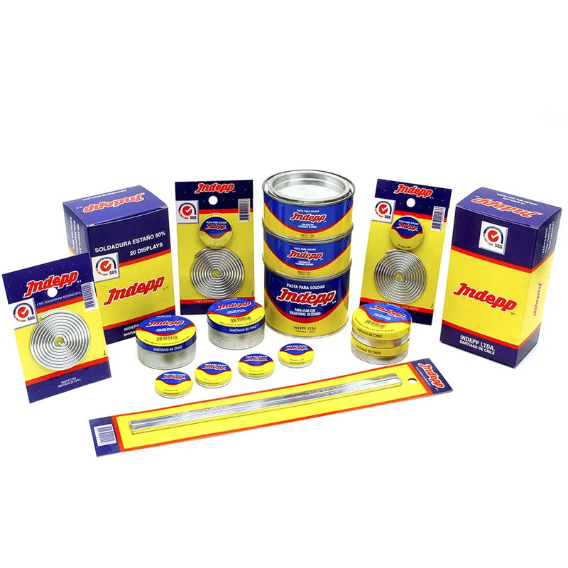 ROLLO (1/2 KG) SOLDADURA C/FUNDENTE 50% P/ELECTR.