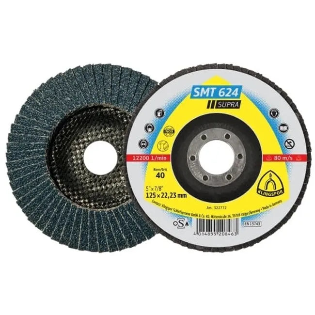 Disco traslapado 7.0 gr.120 #smt 624 (322787) - KLINGSPOR
