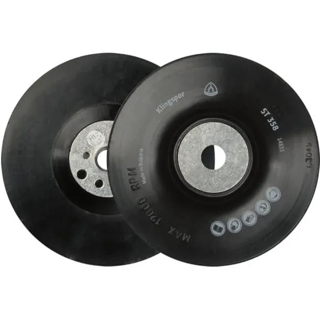 Plato de soporte #st358 disco fibra 4.5 (14838) - KLINGSPOR