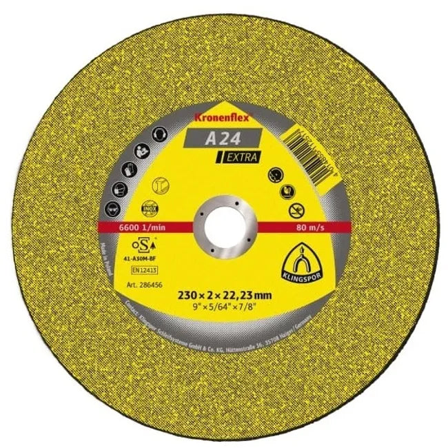 Disco de desbaste 9.0 #a 24 extra (323017) - KLINGSPOR