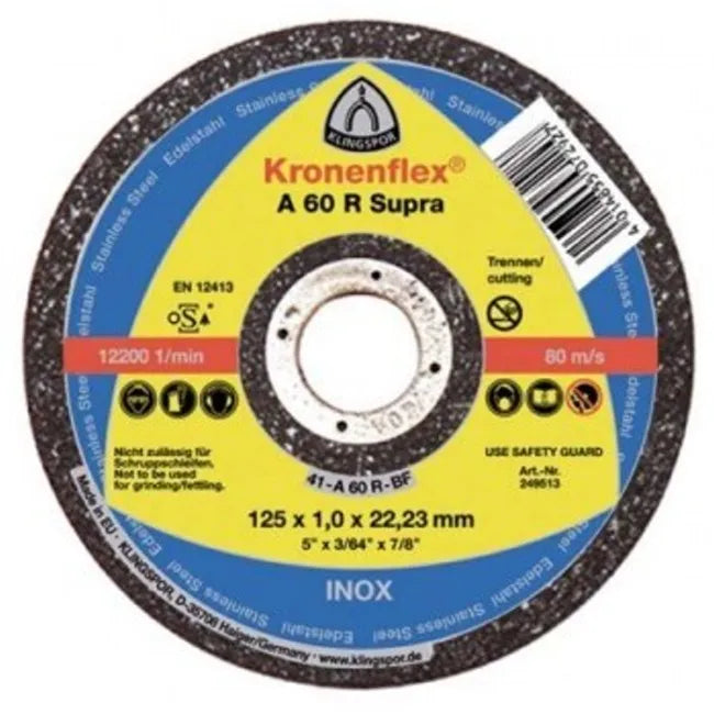 Disco corte inox. 7x1.6 mm. #a 46 tz sp (221161) - KLINGSPOR
