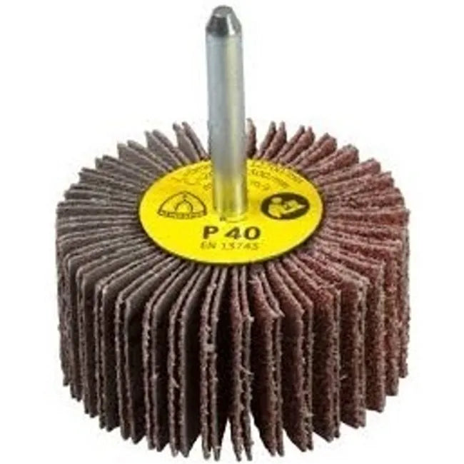 Cepillo abrasivo c/vastago 50x30x6 gr.80 (61319) - KLINGSPOR