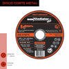 DISCO CORTE 7" x 1.8mm METAL/INOX DAC 818018