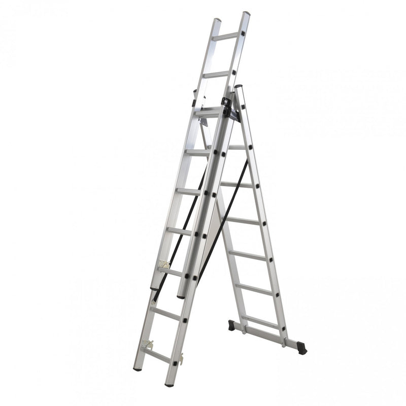 ESCALA EXTENSIBLE ALUMINIO 3 TRAMOS PRO 4.27 MT