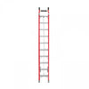 ESCALA EXTENSIBLE FIBRA DE VIDRIO CON CUERDA 8 MT