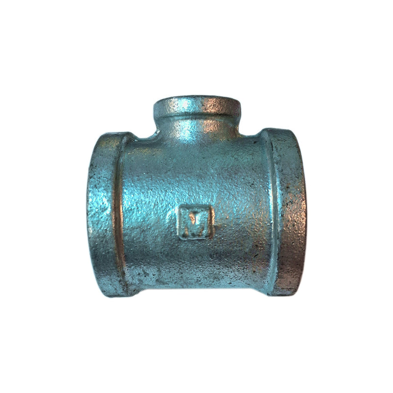 TEE GALV- RED 1.1/4" X 1/2" (ISO 5922 - 150 LBS) C