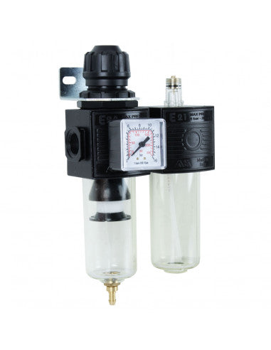 FILTRO REGULADOR LUBRICADOR 1/2" 0-10 bar AH117153