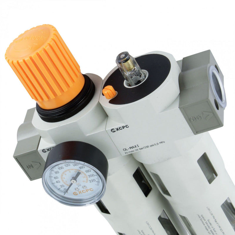 FILTRO REGULADOR LUBRICADOR DE 1" 0-16bar XOU-MAXI