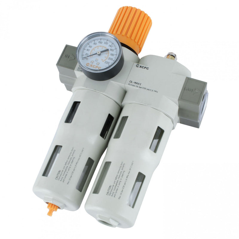 FILTRO REGULADOR LUBRICADOR DE 1" 0-16bar XOU-MAXI