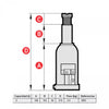 GATA de BOTELLA 2 Toneladas BR2