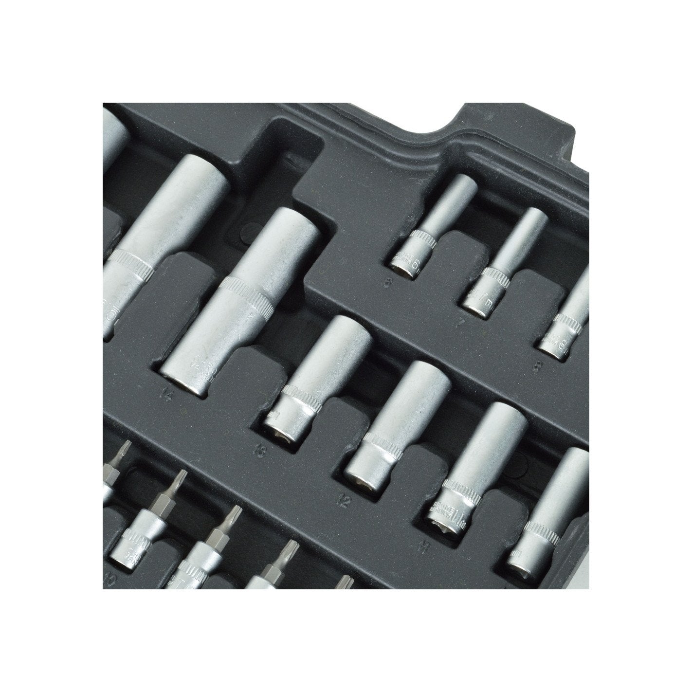 JUEGO DADOS COMBINADOS 1/4 1/2 108 PIEZAS