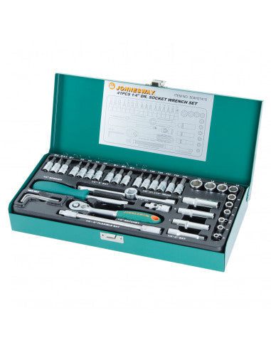 JUEGO de DADOS 1/4" 41 piezas S04H2141S