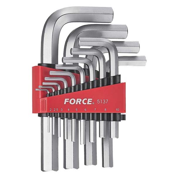 Jgo. llaves allen 2.0-19 mm. 13 pzas. (5137) - FORCE