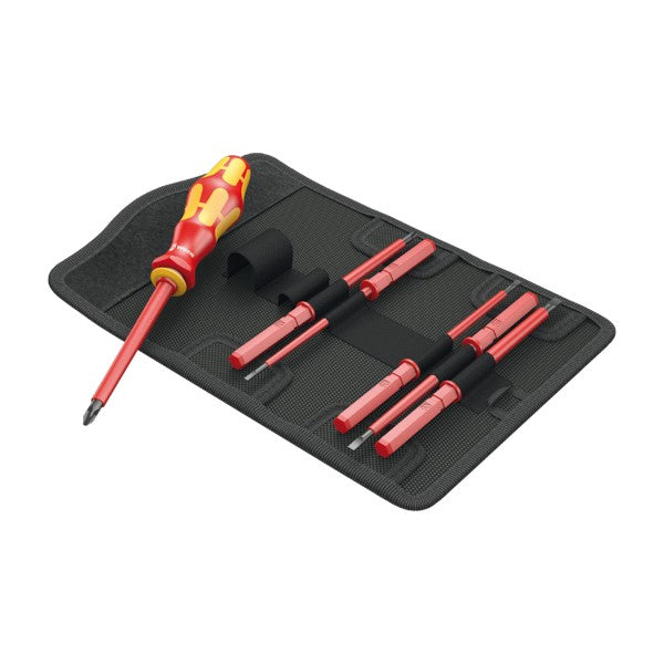 Set destornillador aislado con varillas Kraftform Kompakt 1000V VDE 7 piezas Wera