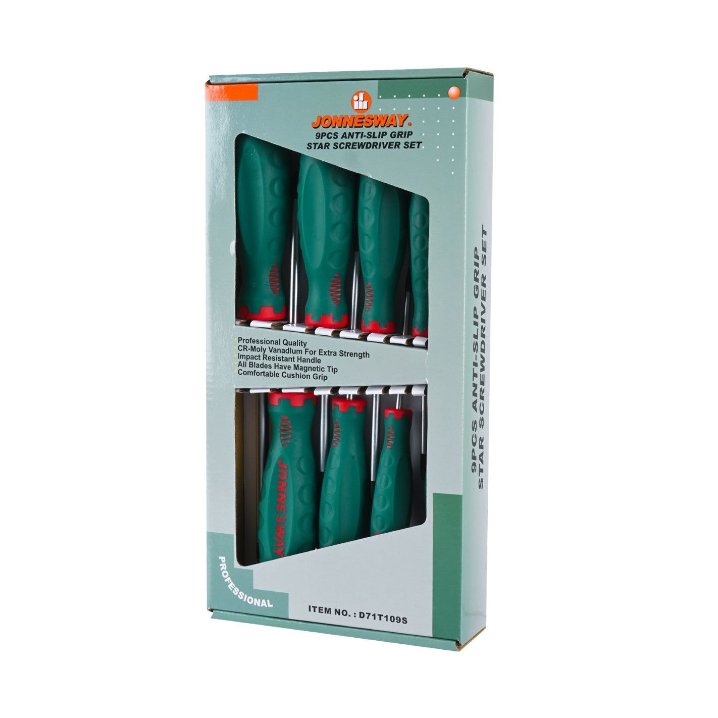 JUEGO DESTORNILLADORES TORX 9 piezas D71T109S