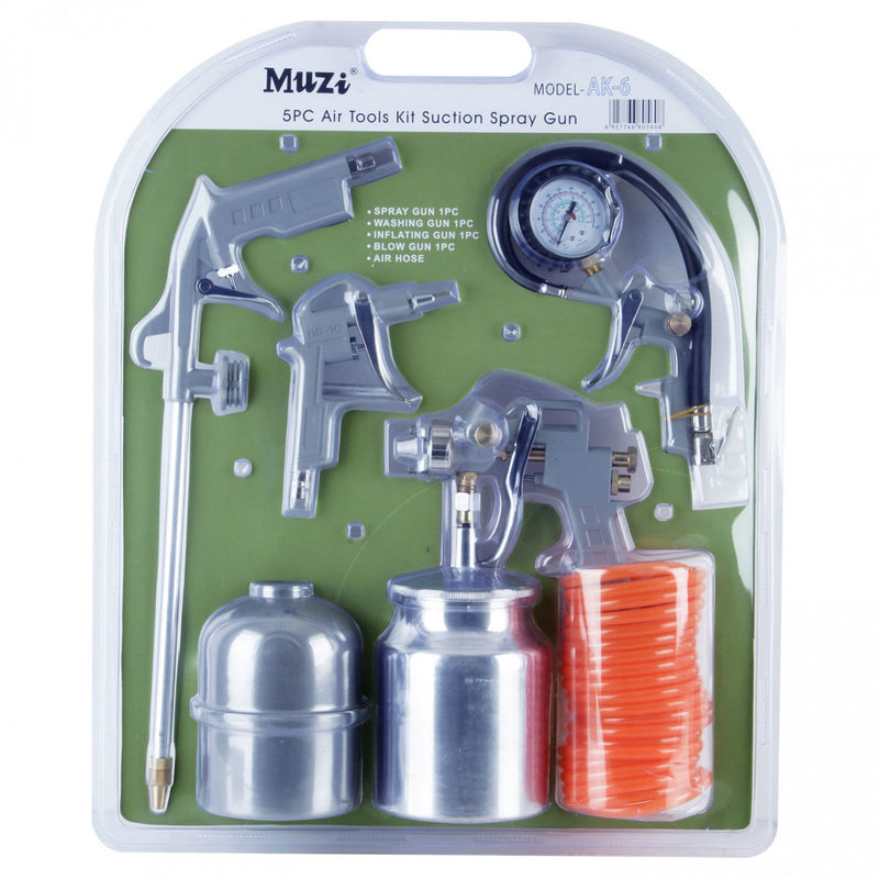 KIT PISTOLA de PINTAR 5 piezas K-6