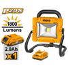 LAMPARA INGCO LED 20V - 20W C/BAT.C/CARGADOR # CWLI20258