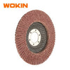 Disco Flap Metal/Madera Grano 80 115x22.2mm Wokin
