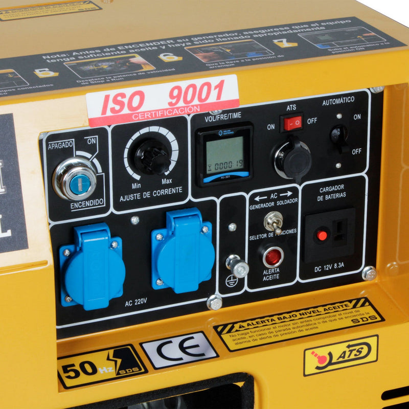 MOTOSOLDADORA DIESEL 160amp 2.2kW SDG 6500 SWH