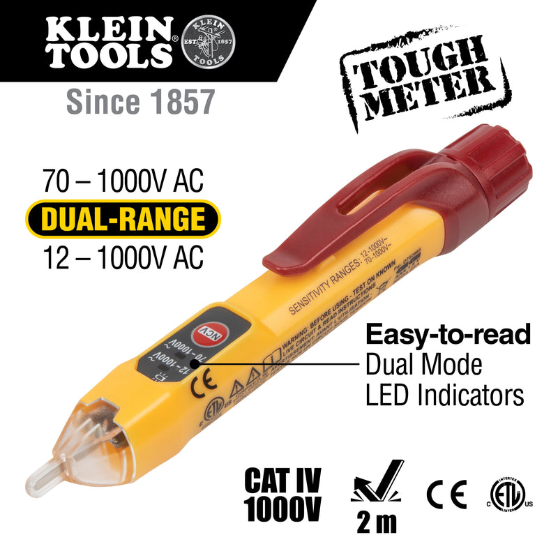 Tester de voltaje dual s/contacto (ncvt2p) - KLEIN TOOLS