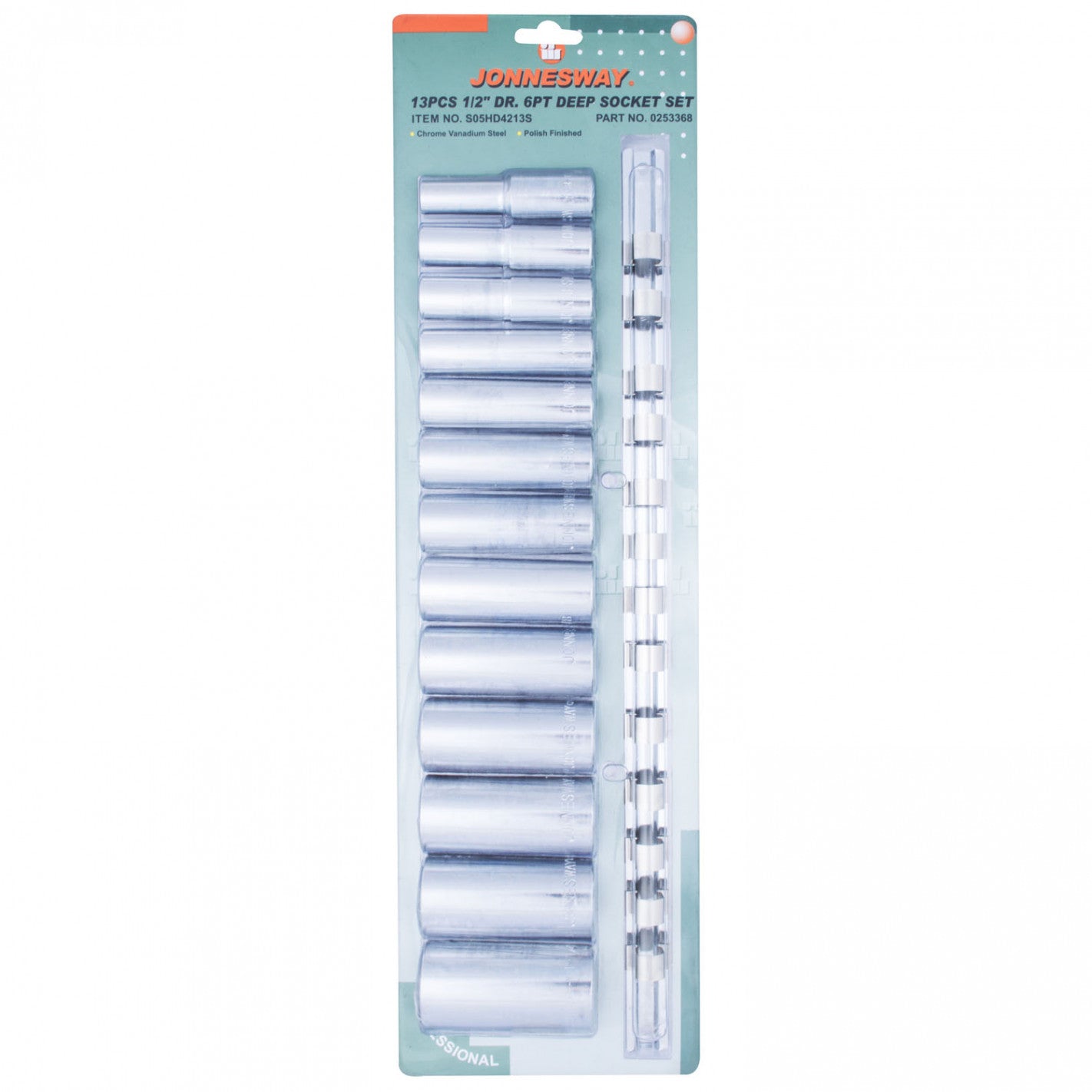 SET DADOS LARGOS 1/2 Pulgadas 13 piezas S05HD4213